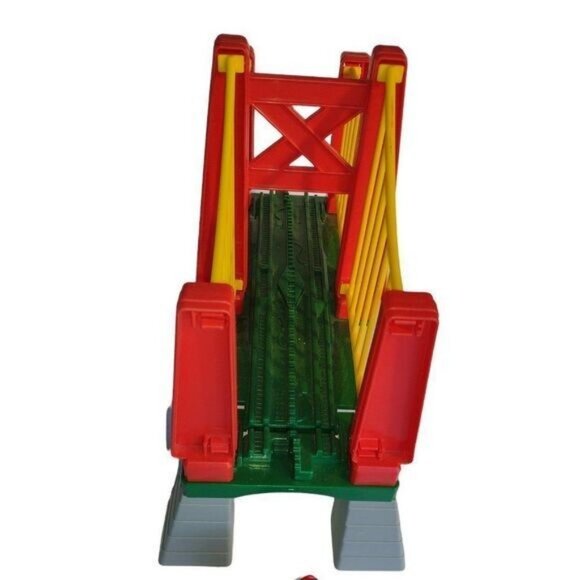 Fisher Price GeoTRAX C5216 Red & Yellow Sky High Suspension Bridge + Manual - Picture 3 of 9